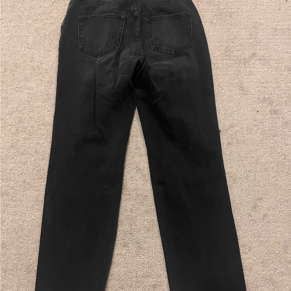 black ripped pacsun jeans, high waisted, size 25